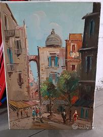 Città dipinta a mano 