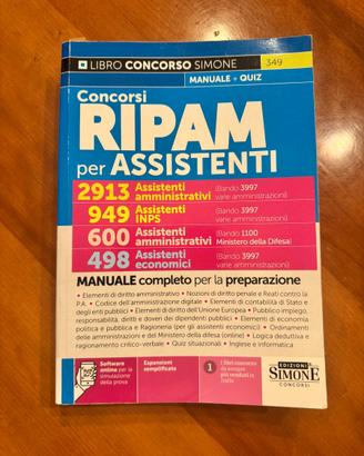 Manuale Simone concorsi RIPAM assistenti