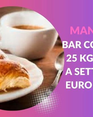 AziendaSi bar 25 kg caffè settimana