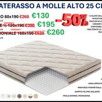Materasso a molle tradizionale 20 cm