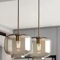 Lampade a sospensione in vetro fumè