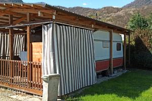 Roulotte con veranda