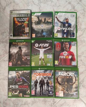Lotto 9 giochi Xbox One/ X/ 360- Come nuovi