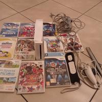 Nintendo Wii con 10 giochi 