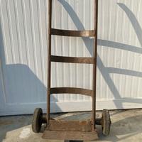 Carrello per bombole antico carpenteria