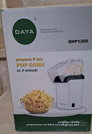 Popcorn in 3 minuti HAYA DHP1200 ad aria NO olio