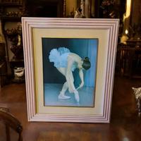 Quadro con stampa di ballerina 48x58cm