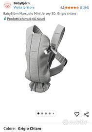 Marsupio neonati Babybjörn 