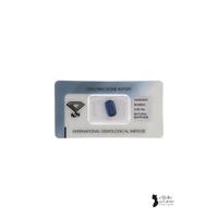 Zaffiro blu CT. 3,95 certificato IGI - cod. 101
