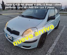 TOYOTA Yaris 1.4 tdi D-4D 5P Blue DIESEL+GPL