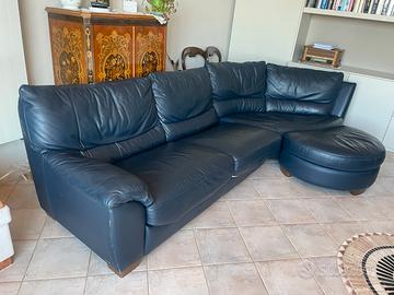 Divano letto color blu notte 5 posti