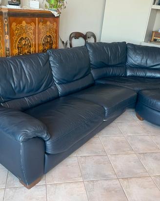 Divano letto color blu notte 5 posti