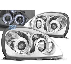FARI PER TOYOTA YARIS 99-03 OCCHI ANGEL CROMATI