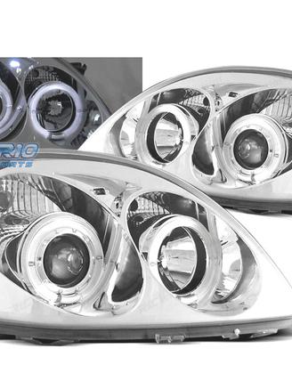 FARI PER TOYOTA YARIS 99-03 OCCHI ANGEL CROMATI