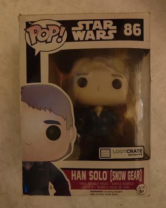 Funko Pop! di Star Wars, specificamente Han Solo 