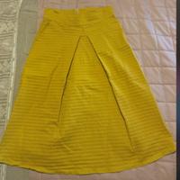 Gonna Dixie taglia S color senape