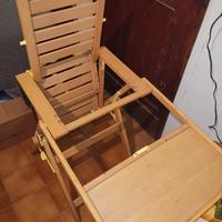 Seggiolone Foppapedretti Vintage Legno Anni '90