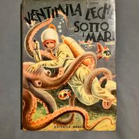 Libro Ventimila Leghe Sotto i Mari, 1966, vintage