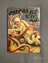 Libro Ventimila Leghe Sotto i Mari, 1966, vintage