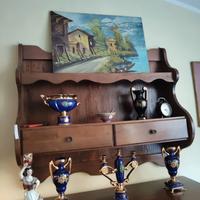 Mensola piattaia in legno