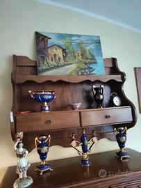 Mensola piattaia in legno