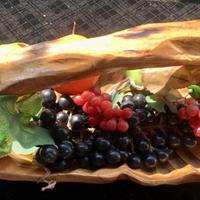 Centrotavola legno scolpito da unico pezzo