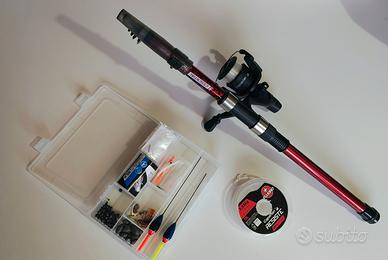 Kit da pesca con canna Lure Telesco 240 Caperlan
