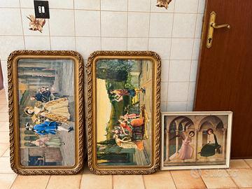 Set quadri vintage