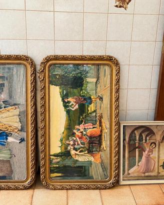 Set quadri vintage