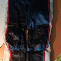 🔥 Pantaloni moto in pelle VINTAGE RACING – Tg. M