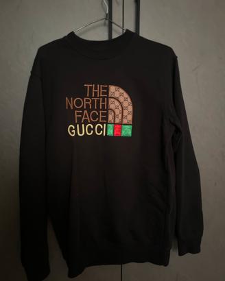 Felpa the north face guci