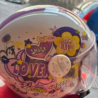 Casco bambino bambina moto scooter accessori