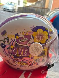 Casco bambino bambina moto scooter accessori