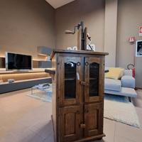 Carrello porta bottiglie vino liquori e calici