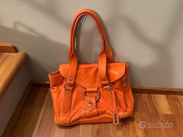 Borsa MIU MIU originale in pelle arancio