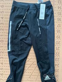 NUOVO Adidas Warm Running Leggins Black taglia M