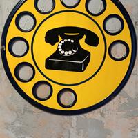 cartello telefonico anni 50