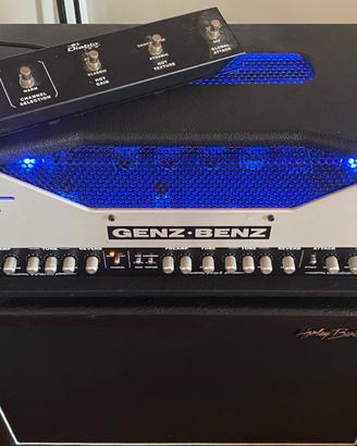 Testata Genz Benz El Diablo 100 + Cassa HB 212