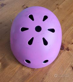 casco bicicletta bici bambina rosa bimba taglia s