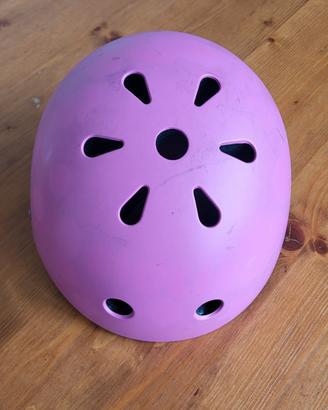 casco bicicletta bici bambina rosa bimba taglia s