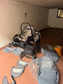 Doppio passeggino 3in 1
