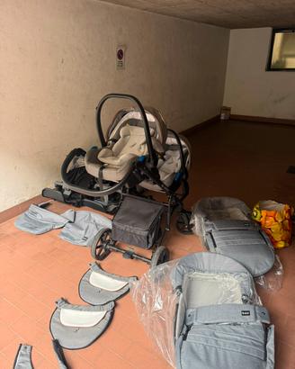 Doppio passeggino 3in 1
