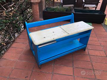 BANCO DI SCUOLA IN LEGNO MASSELLO - PRIMI  '900