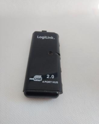 Hub USB 4 Porte LogiLink UH0001A Compatto 💻