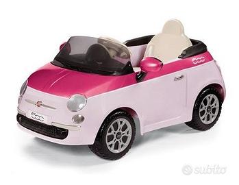 AUTO ELETTRICA FIAT 500 ROSA/FUCSIA 6V  PEG PEREGO