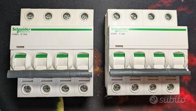 Interruttore magnetotermico 4P 16A Schneider