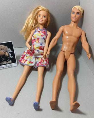 Set Barbie Floreale 2015 + Ken Beach originali