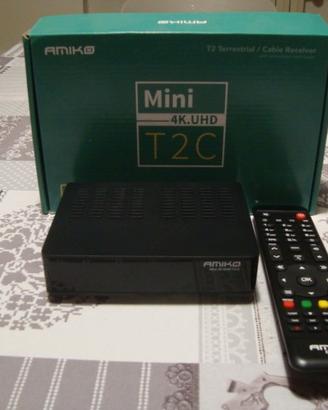 Decoder Amiko Mini 4k UHD T/2 dtt