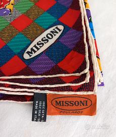 Missoni - Foulard in 100% seta - cm 83 X cm 80