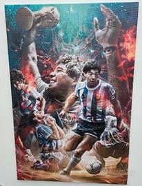 Tela quadro Diego Armando Maradona Argentina